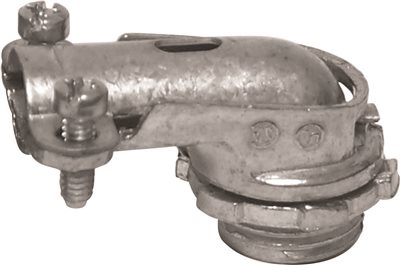 0.75 in. Squeeze Connector 90 deg Angle, Zinc
