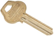 D3R Original 6 Pin Keyblank, Nickel Silver