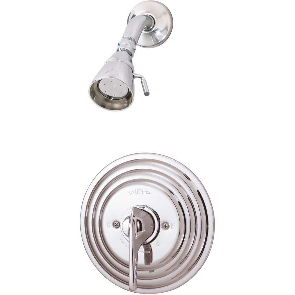 Picture of Symmons C-96-1-X Temptrol Commercial 1-Handle 1 Spray Shower Faucet with Stops&#44; Chrome