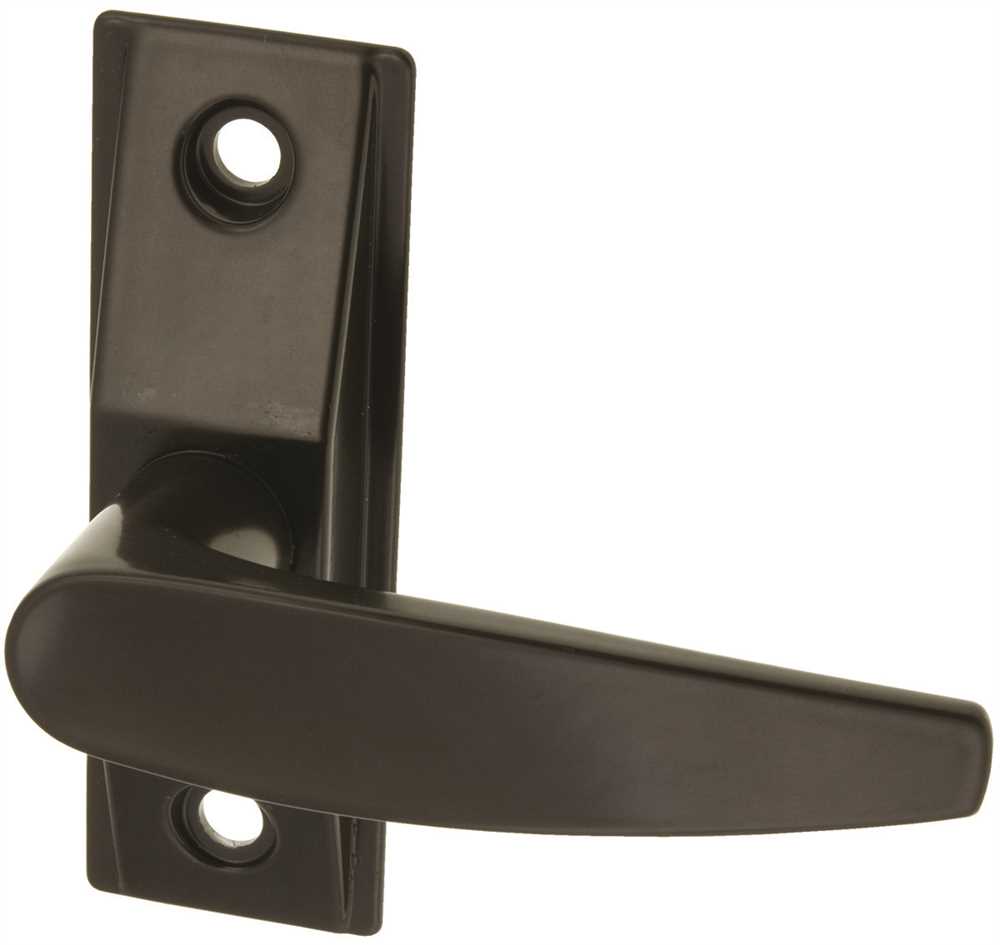 On Center Duronotic Lever Handle, Bronze