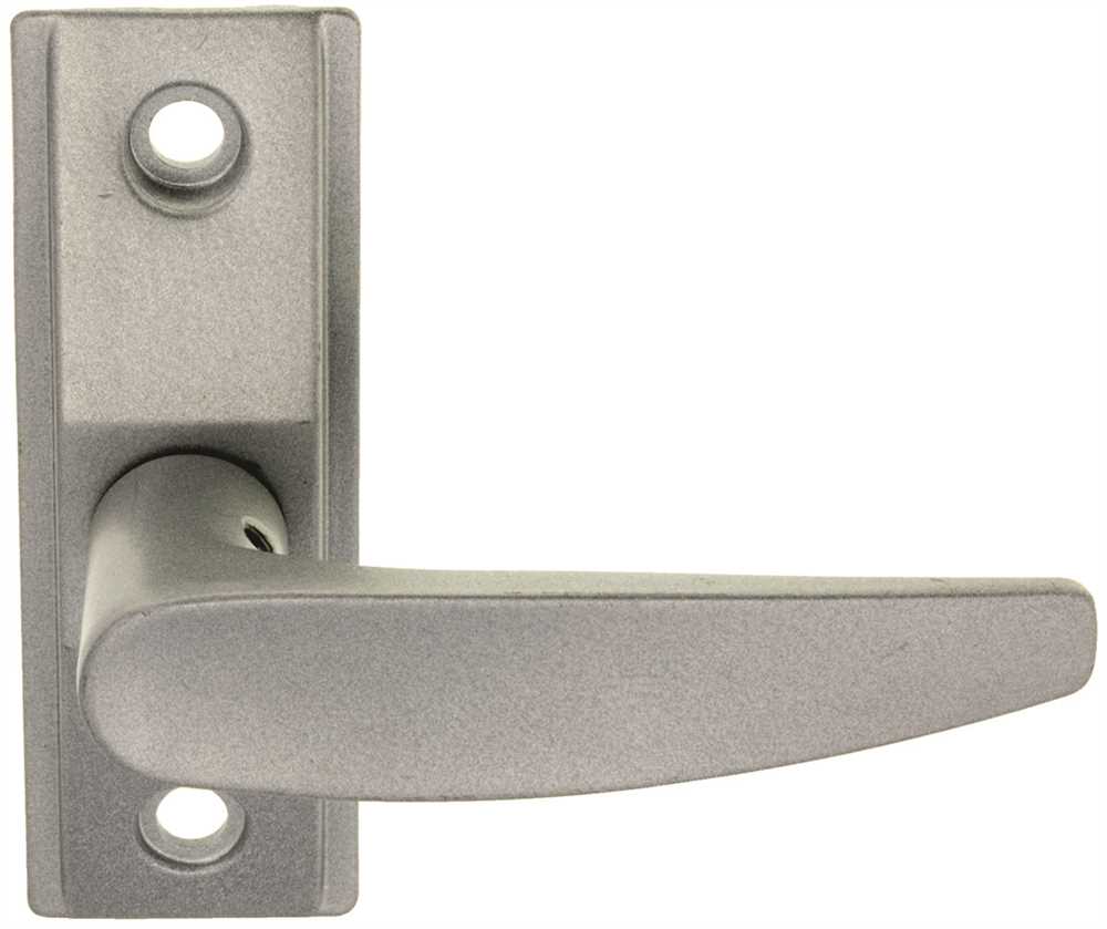 On Center Lever Handle, Aluminum