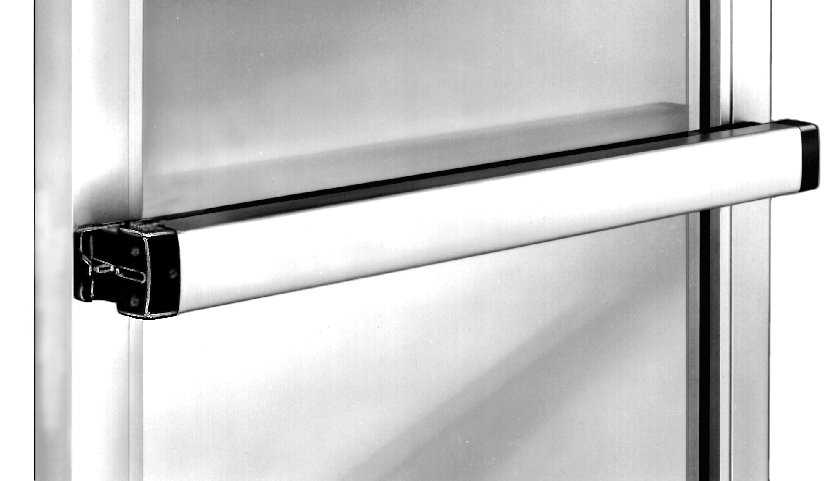 8800 Series Rim Mounted Exit Narrow Stile Glass Doors