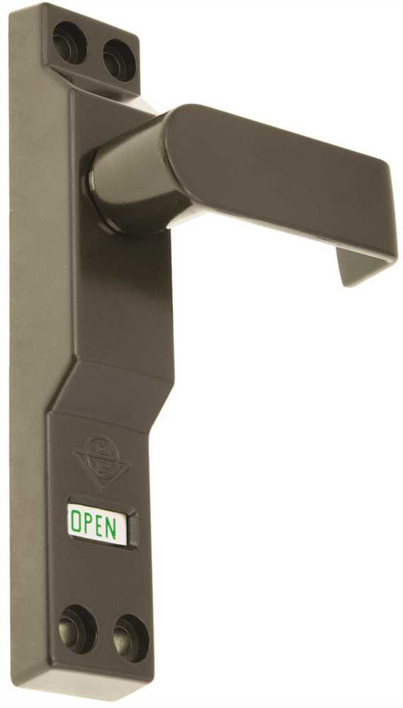 4 in. Deadlock Lever Trim with Duronotic Clutch