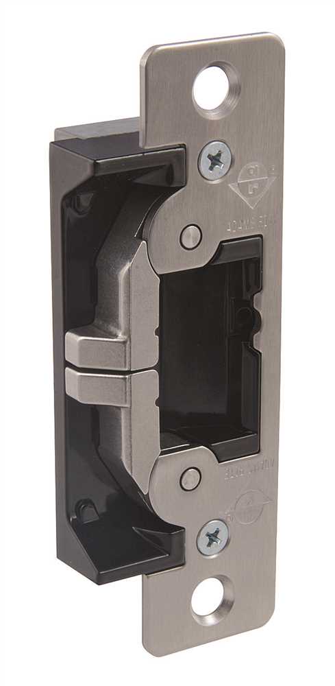 Heavy Duty Electric Door Strike, 1 1/4 in W x 4 7/8 in H, Cylindrical, Aluminum