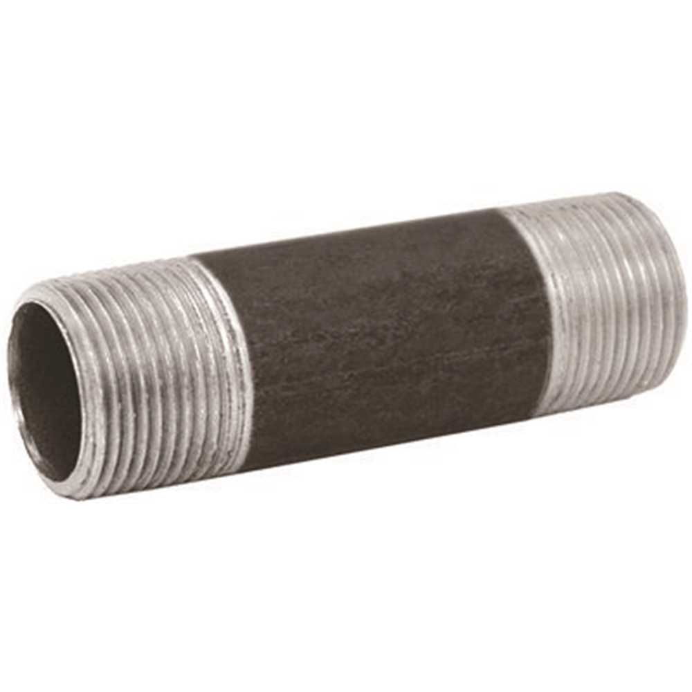 Beck A800-04-020-01 Black Nipple Schedule 4044; 0.5 x 2 in. - Pack of 50