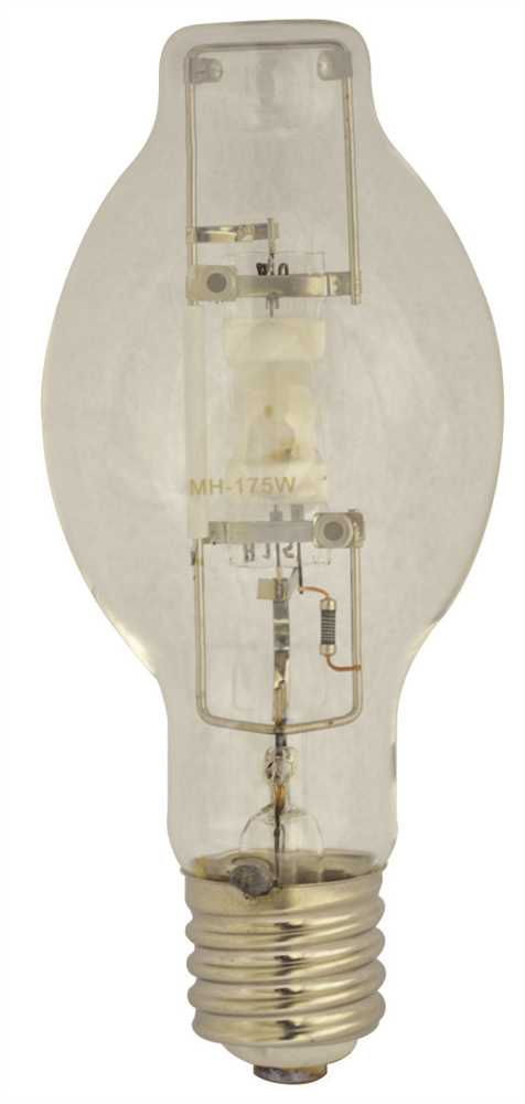 S5863 Satco Pulse Start Metal Halide Lamp Ed17  175 Watt  Medium Base  Clear  Universal Burn Position