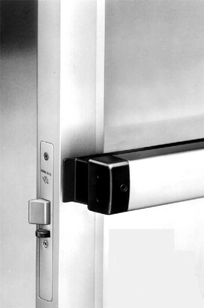 8400 Series Mortise Exit Device Narrow Stile Glass Doors