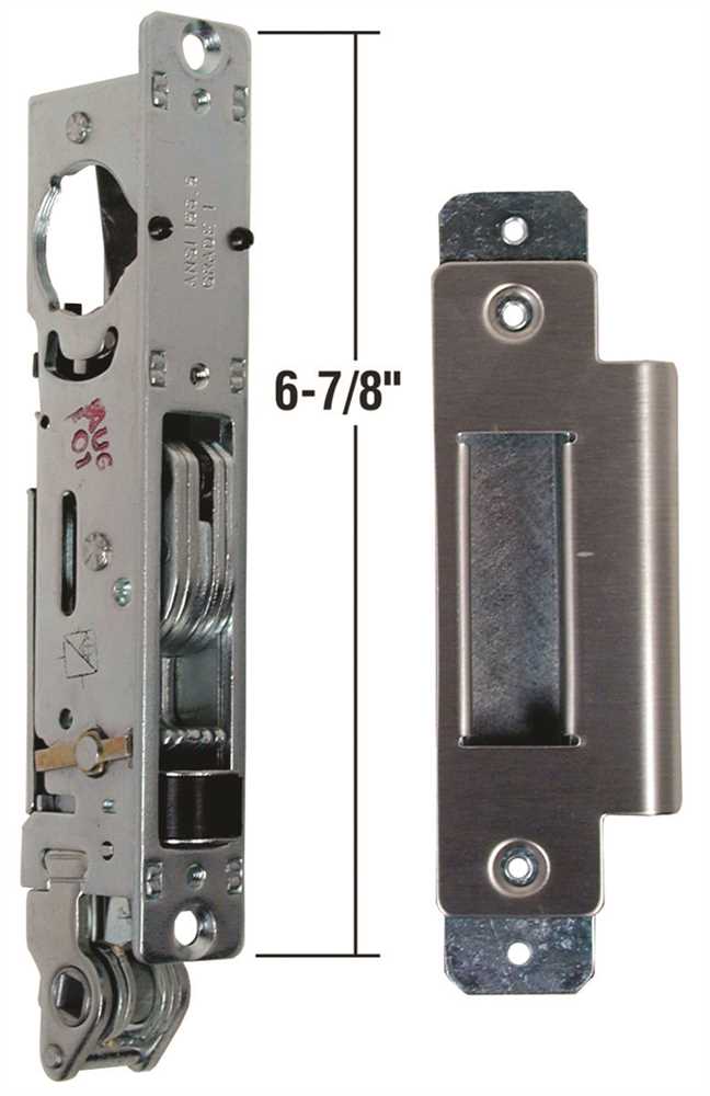 MS-1890-3016-628 Hookbolt Latch Lock with Right Hand Backset