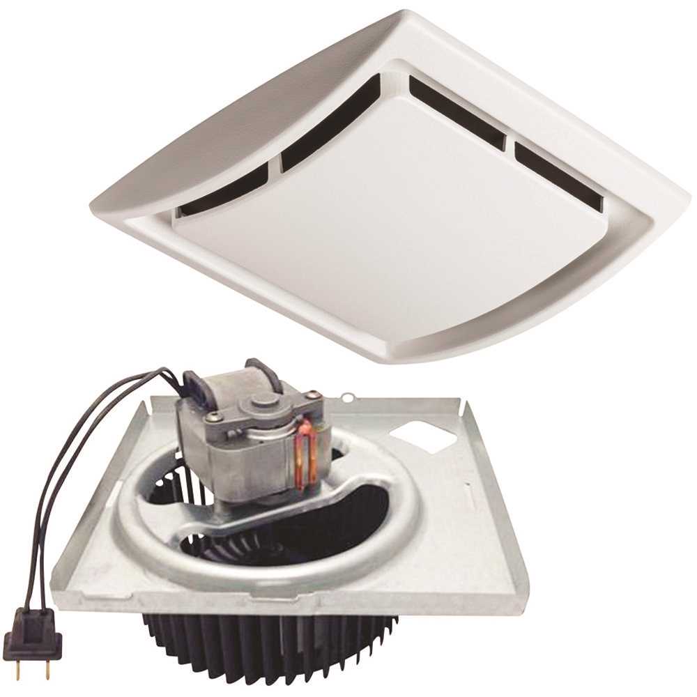 Picture of Broan-Nutone QK60S 60CFM Quick Install Bathroom Exhaust Fan Motor & Grille Upgrade Kit