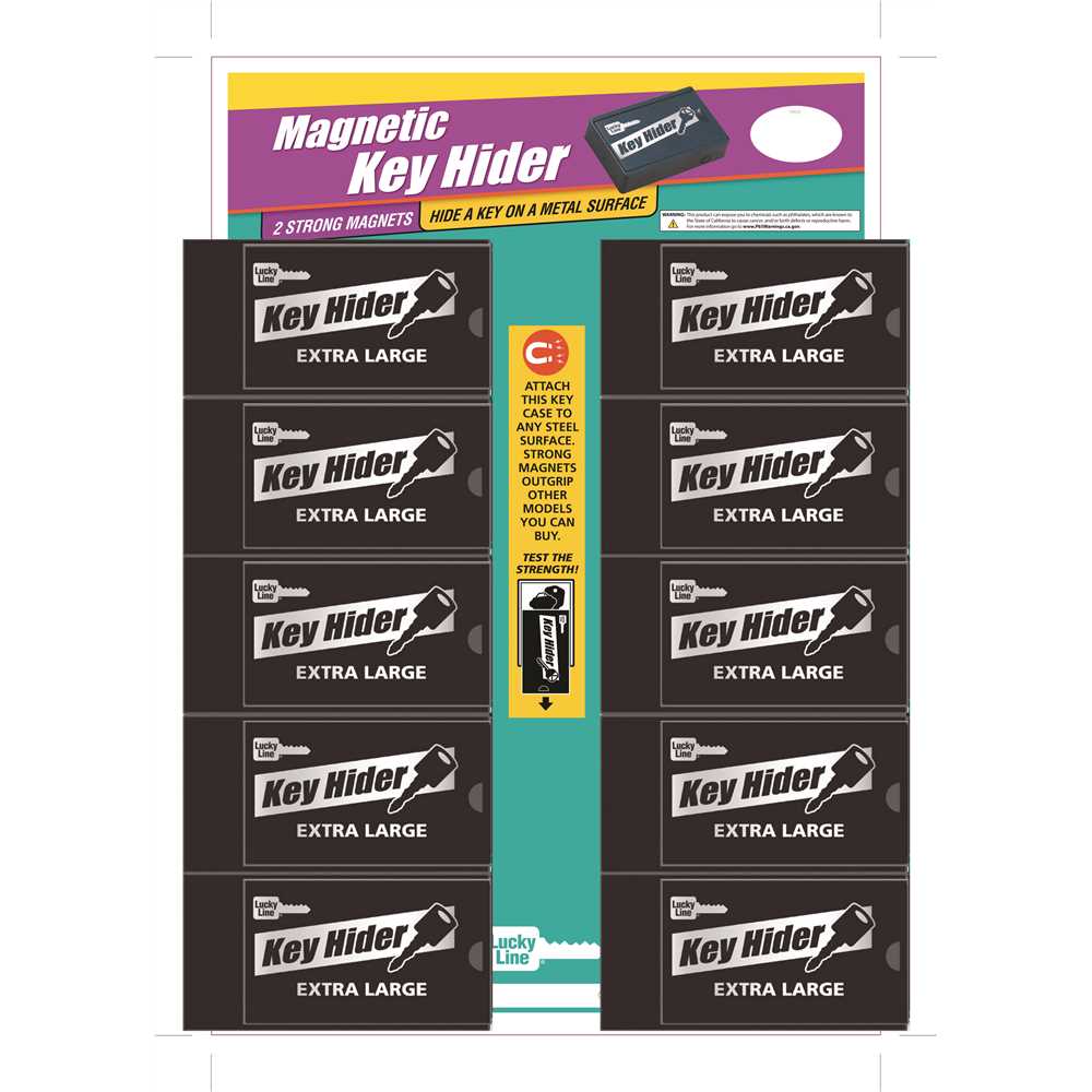 91210 Magnetic Key Hider - Extra Large