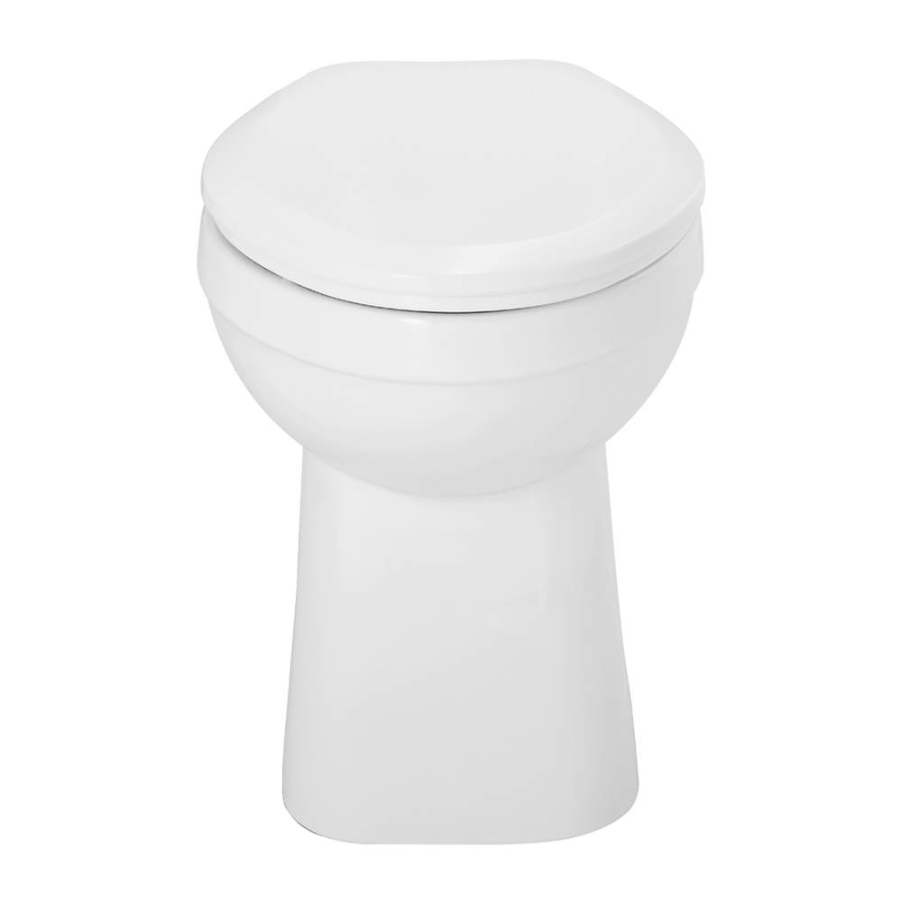 GAB21828 Elite ADA El Toilet Bowl with Simple CT System, White