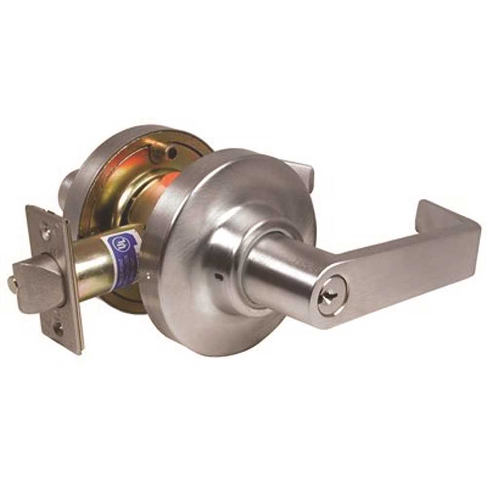 USA  Grade-1 26D Entry Door Lever, Satin Chrome