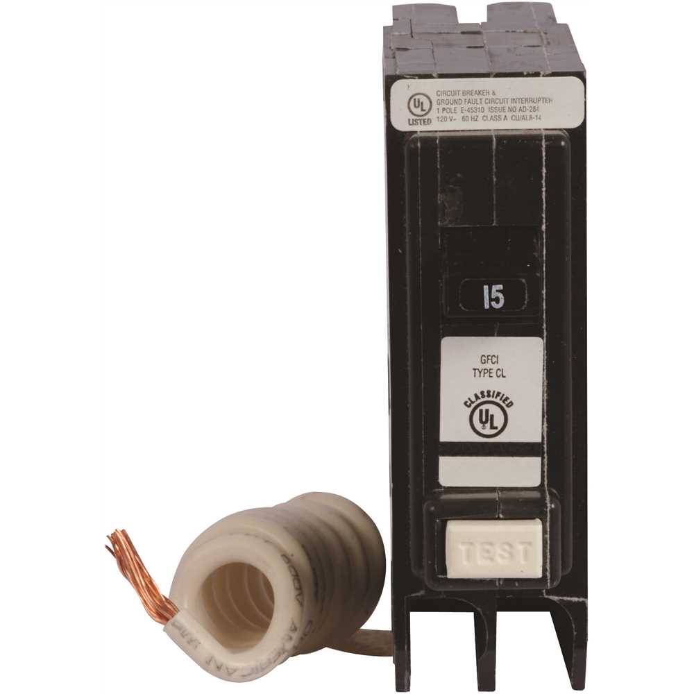 CLGF120 20A CL Single-Pole Self Test Ground Fault Circuit Breaker