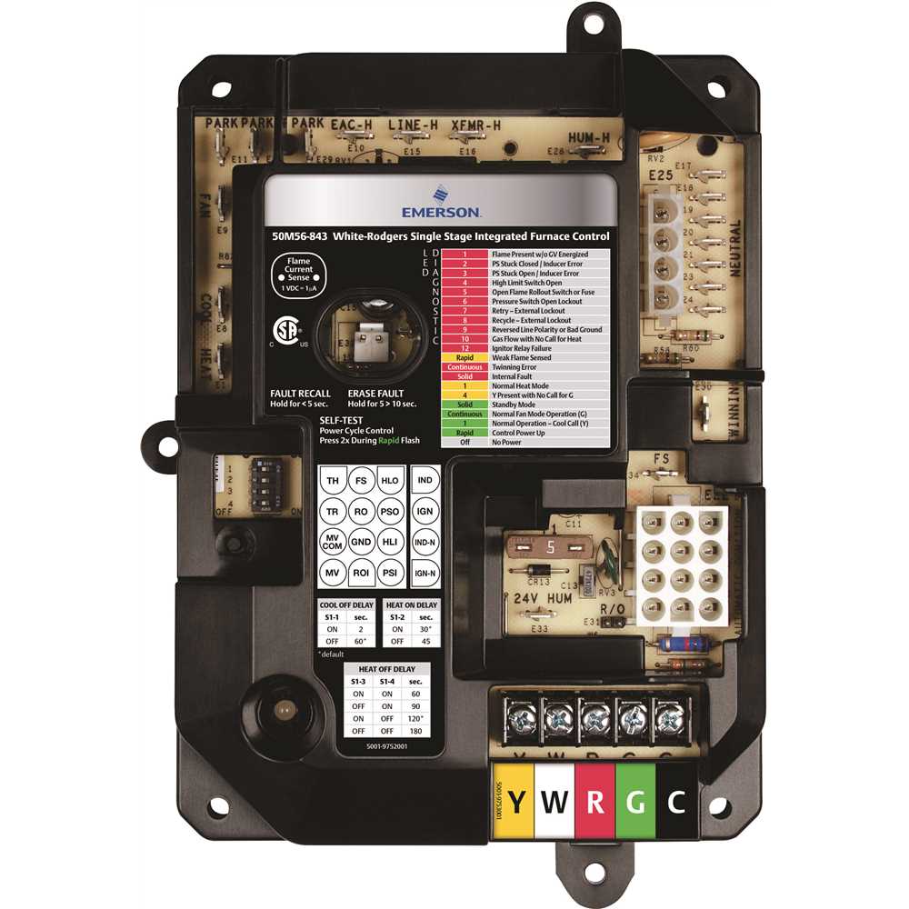 50M56U-843 Emerson Universal Integrated Furnace Replacement Control Board & Universal Ignitor
