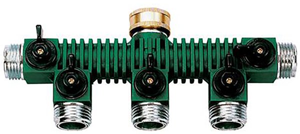 62019N Zinc Manifold Hose Faucet