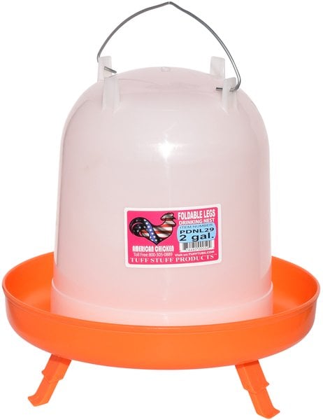 Picture of Tuff Stuff Products 458105046 2.1 gal PDNL29 Poultry Drinker Nest with Foldable Legs