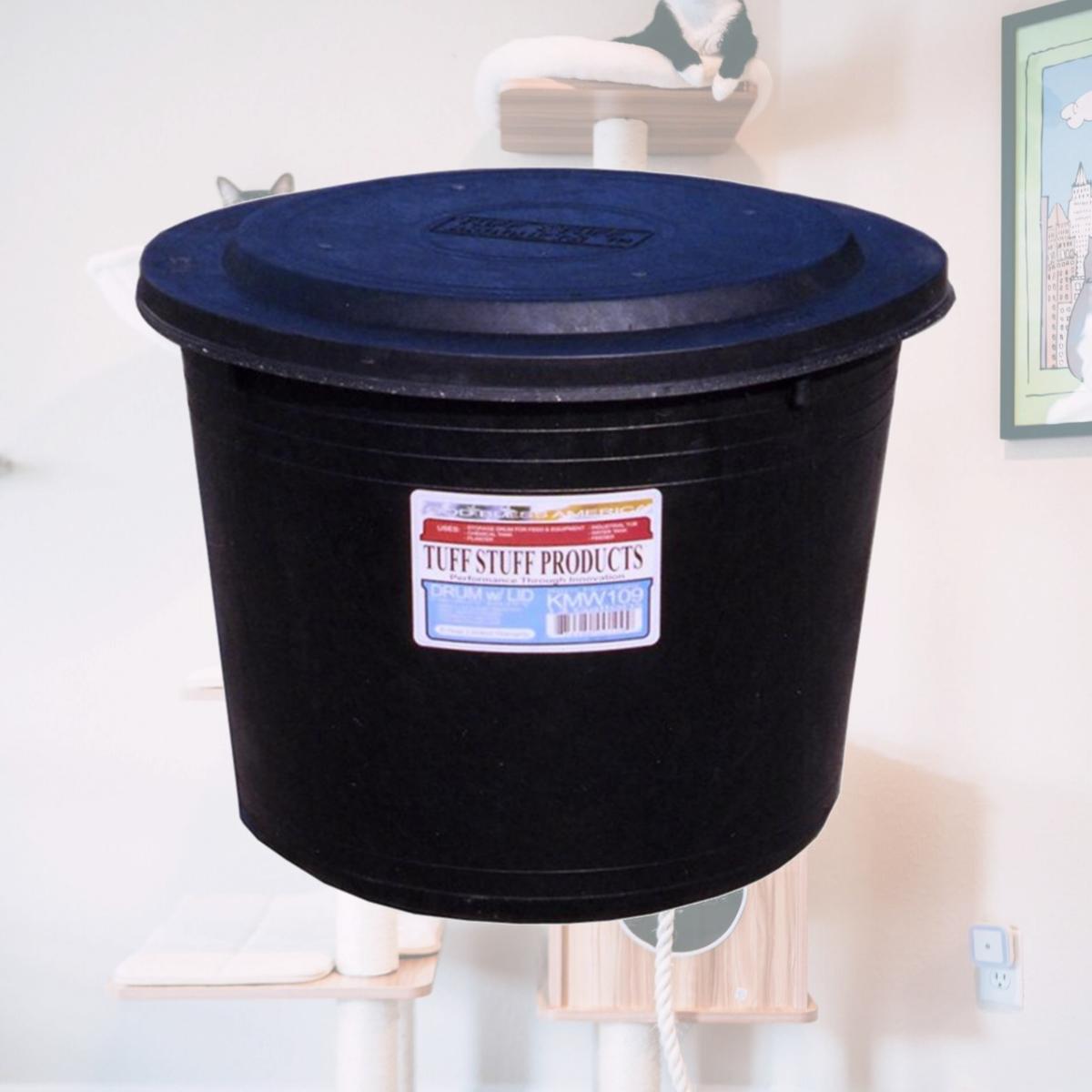 Picture of Tuff Stuff Products 458131612 13 gal KMW109 Heavy-Duty Drum with Lid