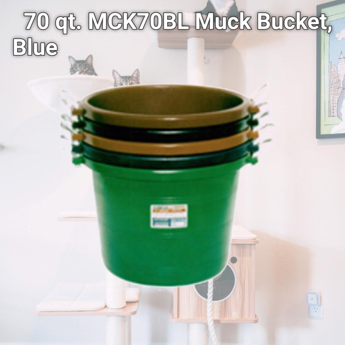 Picture of Tuff Stuff Products 458153327 70 qt. MCK70BL Muck Bucket, Blue