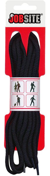 Picture of Jobsite & Manakey Group 386240154 54015 45 in. Braided Boot Lace - Black&#44; Pack of 2