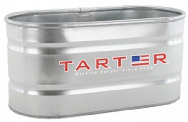 Picture of Tarter Gate 702402231 2 x 2 x 3 ft. 70 gal Oval Heavy Duty Galvanized Stock Water Tank