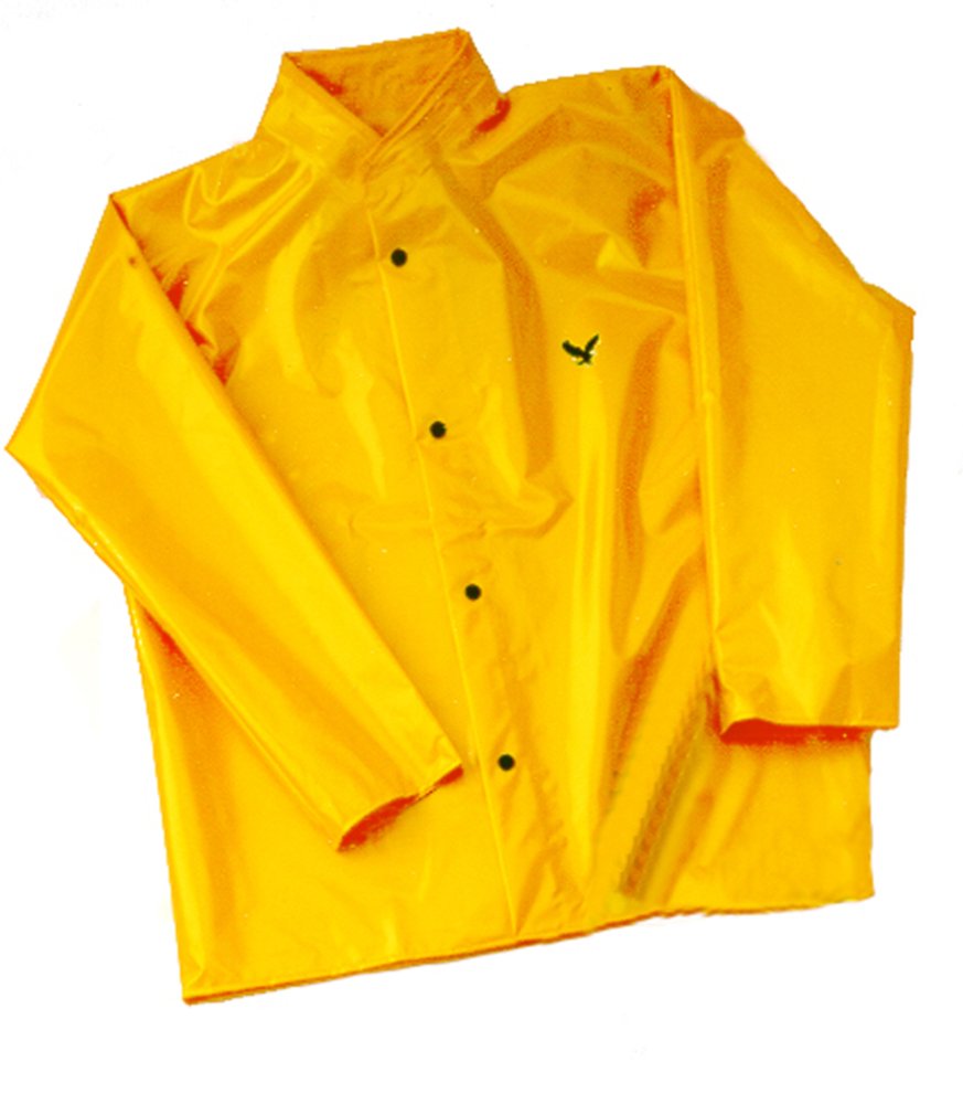Gold Iron Eagle Jacket - Gold - Large - Heavy Duty Snap Closure