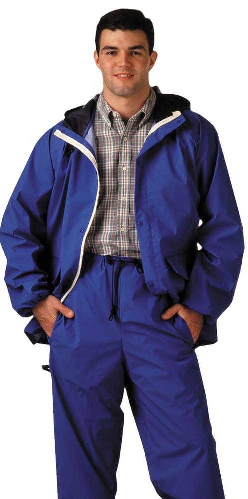 2 Piece Royal Blue Storm Champ Rain Suit, Extra Large
