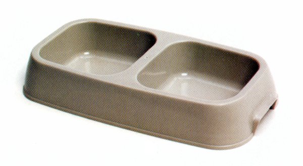 Picture of Boss Pet Products 171321201 00212H Plastic Double Diner Pet Dish, Medium