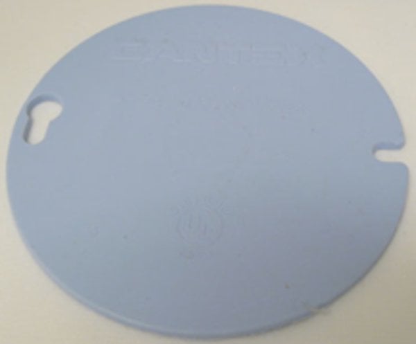 Picture of Cantex Industries 45553005 EZYKLR 4 in. PVC Round Blank Cover