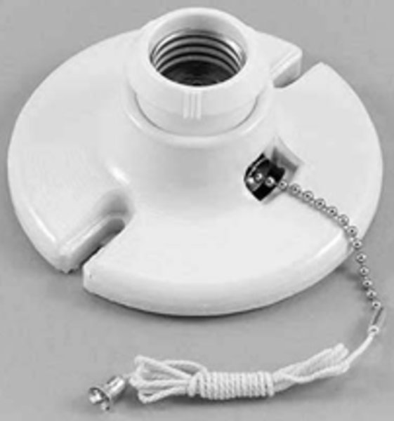 Picture of Cooper Wiring Devices 83564104 659-SP 250W 250V Ceiling Receptacle Lamp Holder with Porcelain