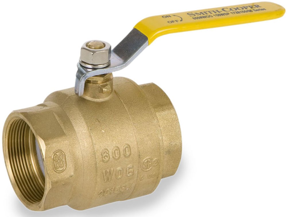 Picture of Smith-Cooper International 883212748 0.5 in. Forged Brass Threaded Ball Valve
