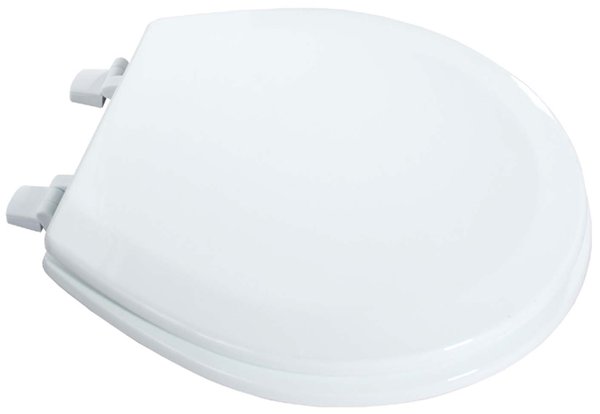 Picture of LDR Industries 180474751 50 1044WT Delux White Wood Toilet Seat