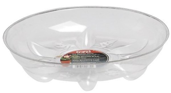 Picture of Bond Manufacturing 430268417 CVS006HD 6 in. Heavy Duty Plastic Saucer&#44; Clear