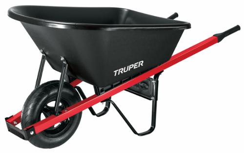 880103551 30355 6 cu. ft. Medium Duty Poly Tray Wheelbarrow with Steel Handle