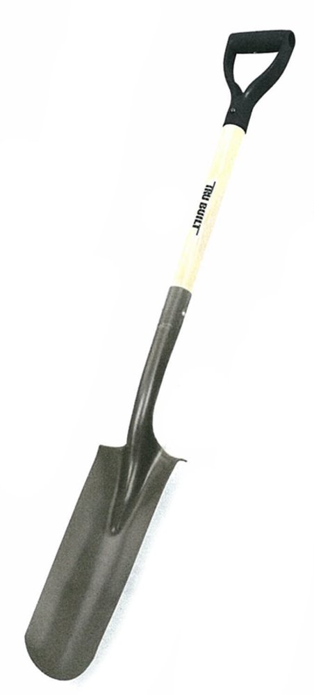 880152772 28 in. D-Handle Tru Built Drain Spade