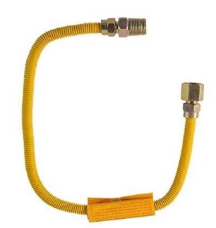 LDR Industries 180441313 509 1036 0.5 x 36 in. 3 in. OD Stainless Steel Gas Connector Tube