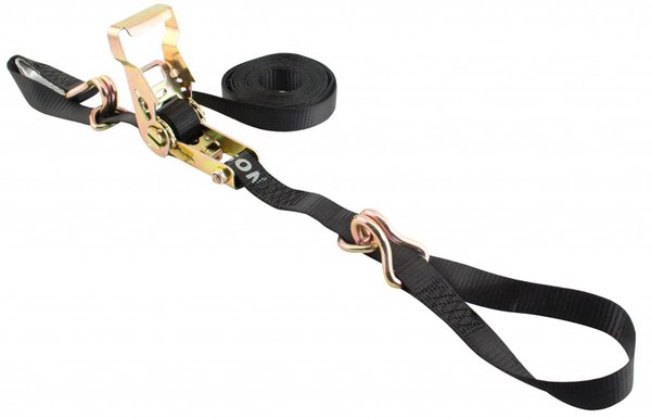 360231492 01314 1 in. x 15 ft. 3000 lbs Ratchet Strap with Double Floating Room