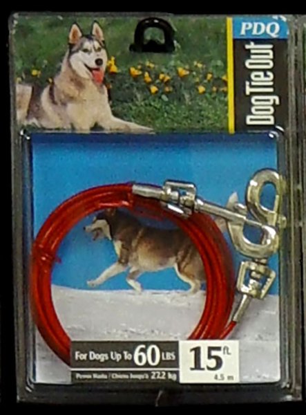 Picture of Boss Pet 171331564 Q351500099 15 ft. Large Dog Tie-Out Cable