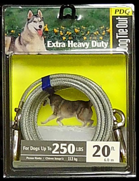 Picture of Boss Pet 171372063 Q5720-000-99 20 ft. Extra Large Dog Tie-Out Cable
