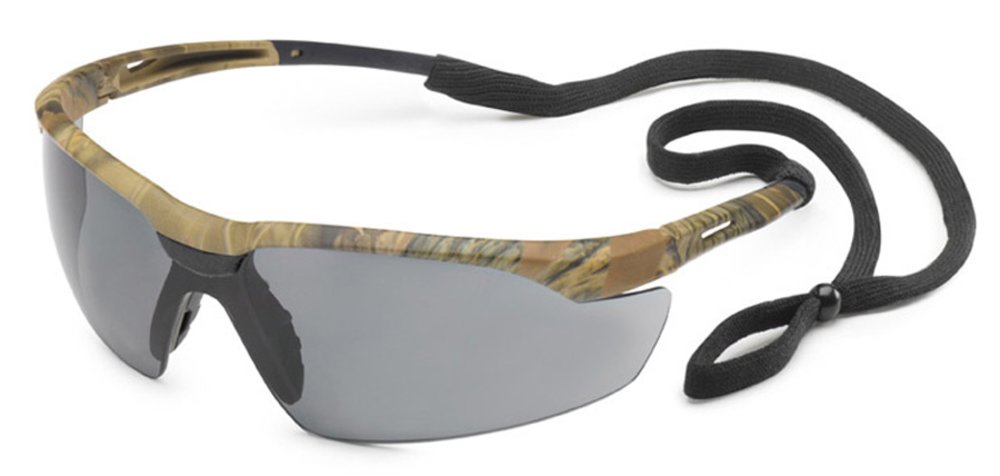 Picture of Gateway Safety 280328782 Camo & Gray Anti Fog Conqueror Safety Glasses with Retainer
