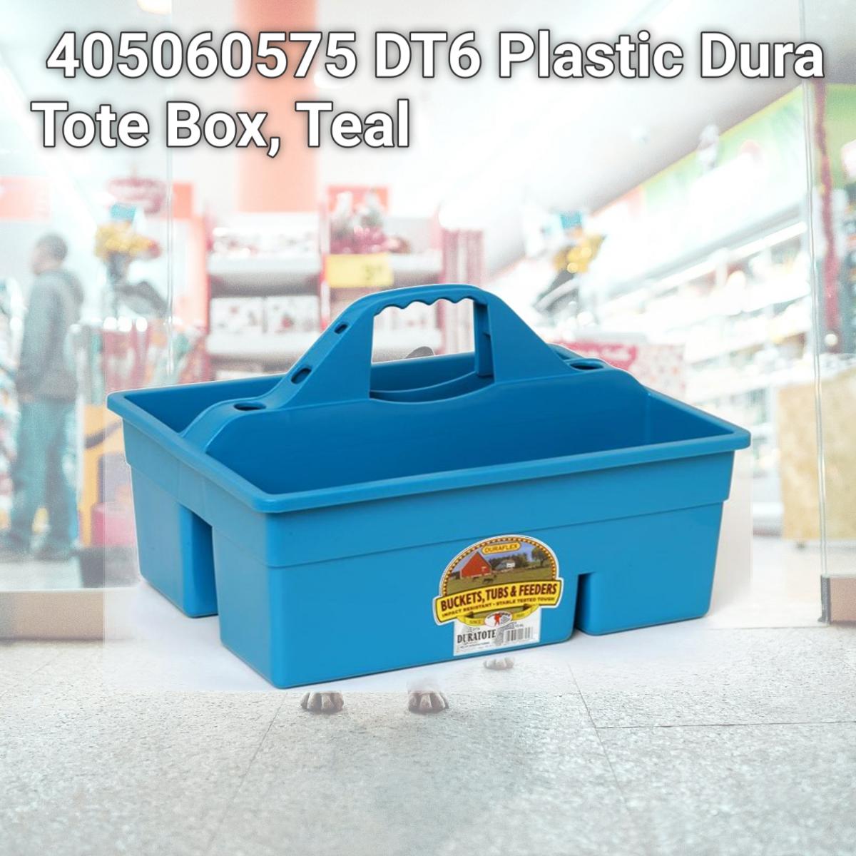 Picture of Miller Manufacturing 405060575 DT6 Plastic Dura Tote Box, Teal