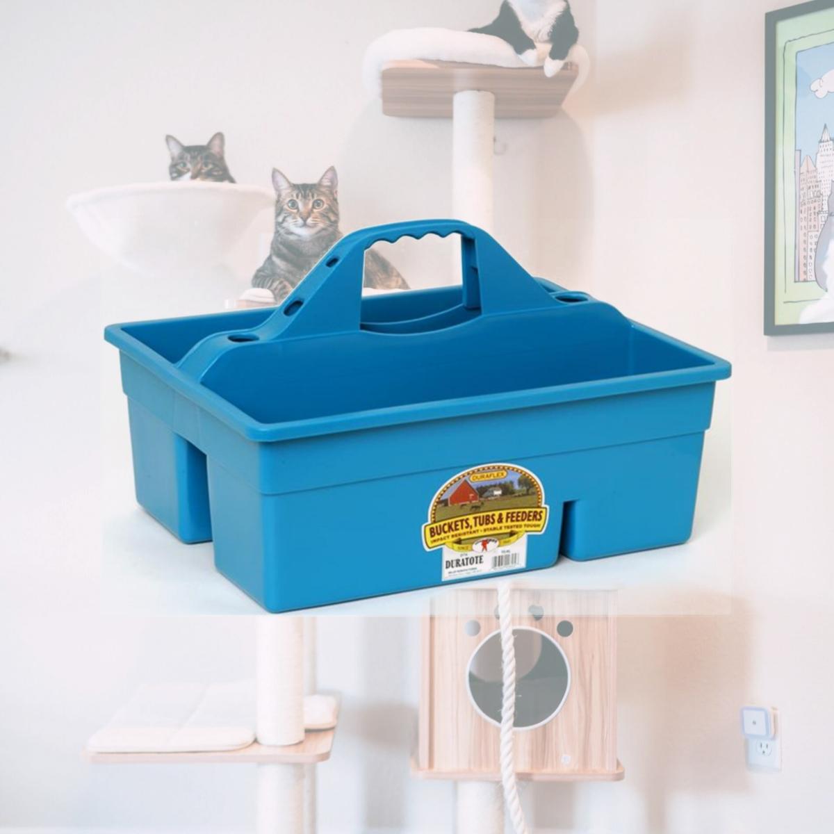 Picture of Miller Manufacturing 405060575 DT6 Plastic Dura Tote Box, Teal