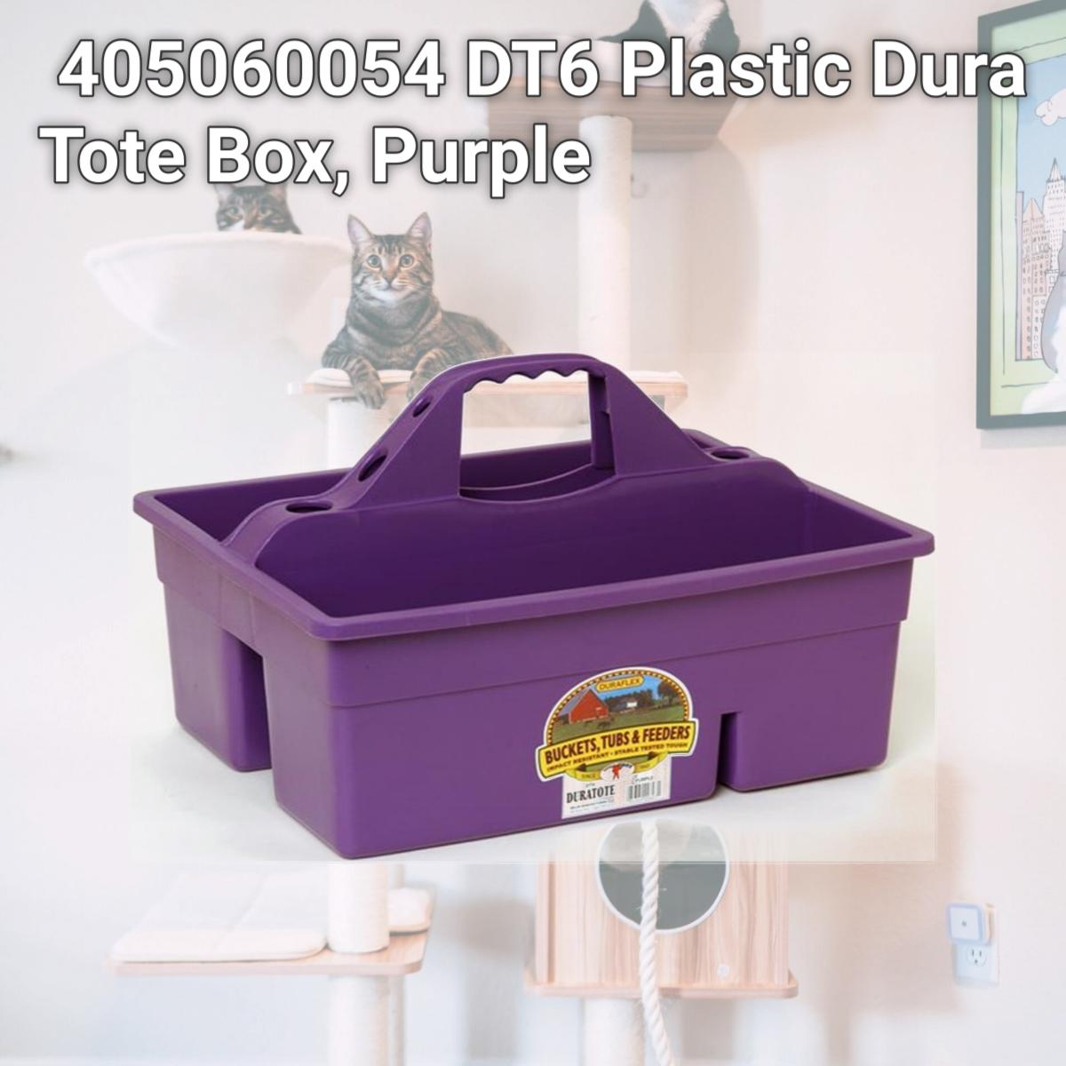 Picture of Miller Manufacturing 405060054 DT6 Plastic Dura Tote Box, Purple