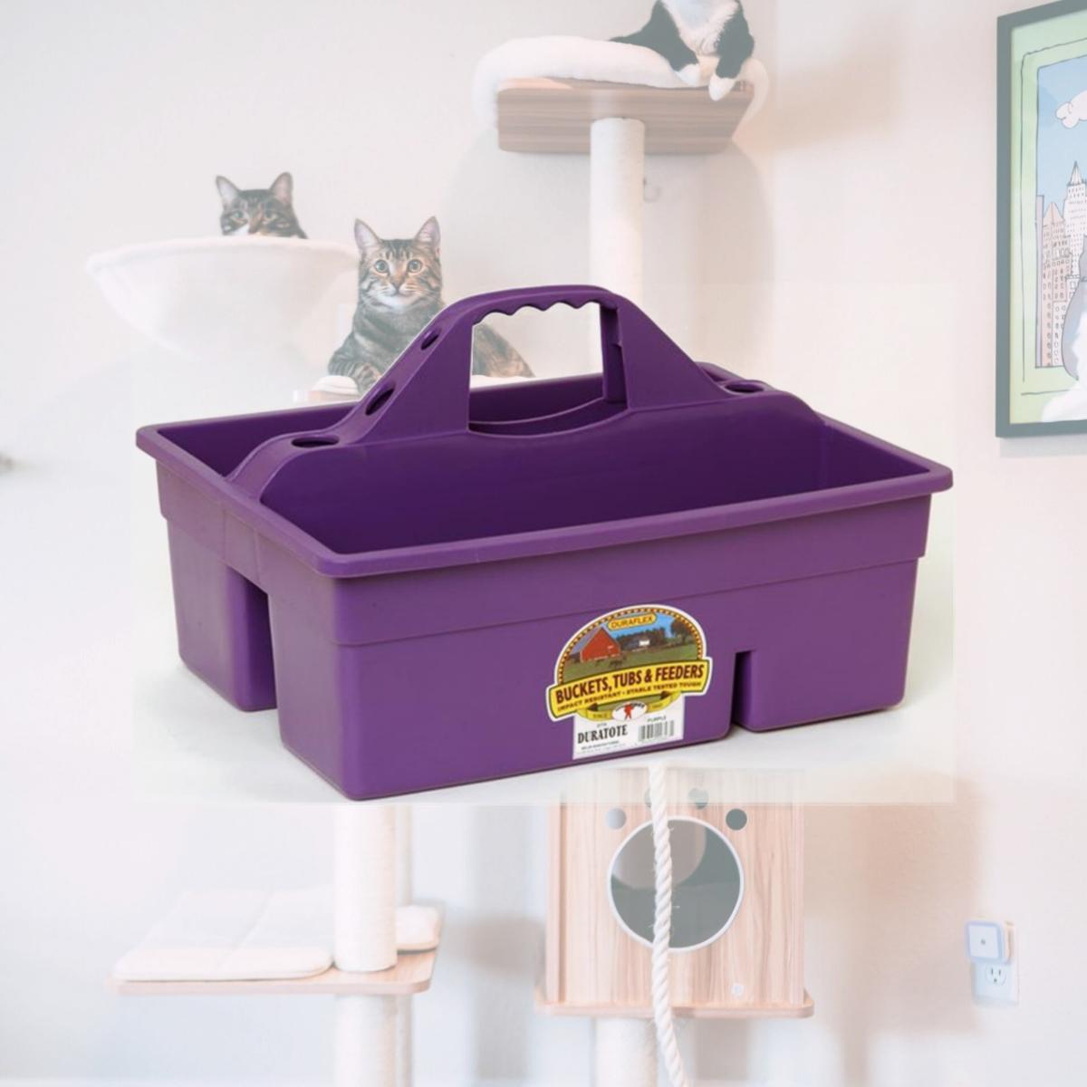 Picture of Miller Manufacturing 405060054 DT6 Plastic Dura Tote Box, Purple