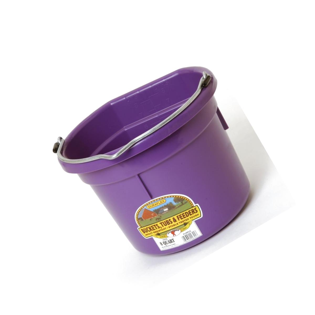 Picture of Miller Manufacturing 405043696 P8FB 8 qt. Bucket-Flat Back, Purple