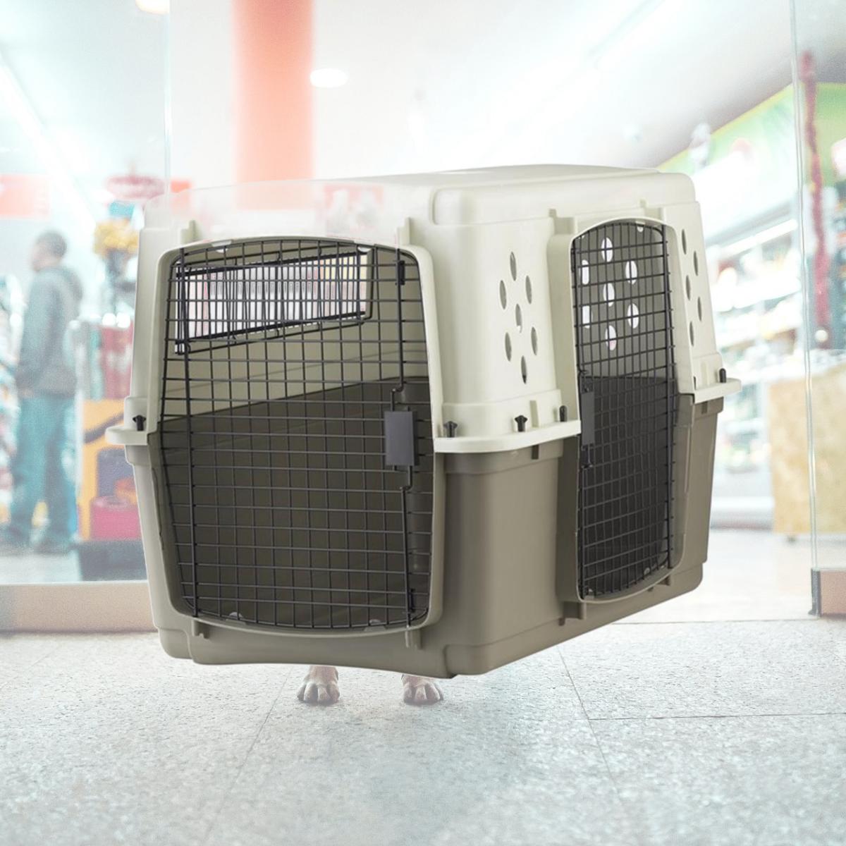 Picture of Miller Manufacturing 405073156 157315 26 x 24 x 37 in. Large Plastic Pet Crate
