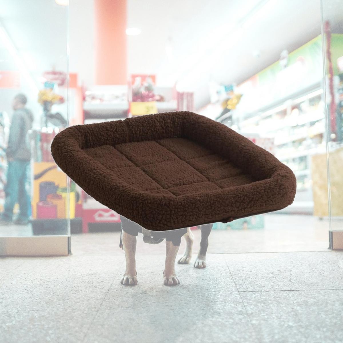 Picture of Miller Manufacturing 405007592 160759 Medium Chocolate Fleece Bed