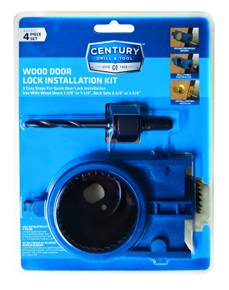 Picture of Century Drill & Tool 178349395 05493 Wood Door Set with Guide Holesaw - 4 Piece