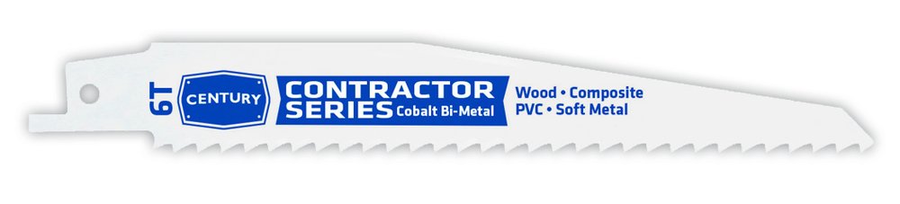 Picture of Century Drill & Tool 178360616 6 in. x 6T 07606 Bi-Metal Contractor Reciprocating Blade Card