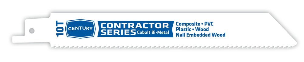 Picture of Century Drill & Tool 178361085 6 in. x 10T 07610 Bi-Metal Contractor Reciprocating Blade Card