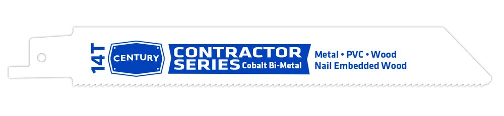 Picture of Century Drill & Tool 178361465 6 in. x 14T 07614 Bi-Metal Contractor Reciprocating Blade Card